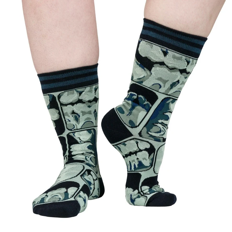 TOO COOL FOR FLOSSING CREW SOCKS BY FOOTCLOTHES - Image 4