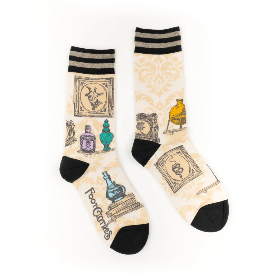 TOXIC CURIOSITIES CREW SOCKS BY FOOTCLOTHES - Image 3