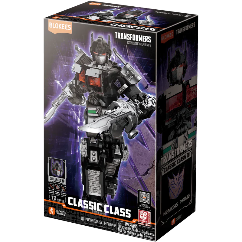 TRANSFORMERS BLOKEES CLASSIC CLASS NEMESIS PRIME