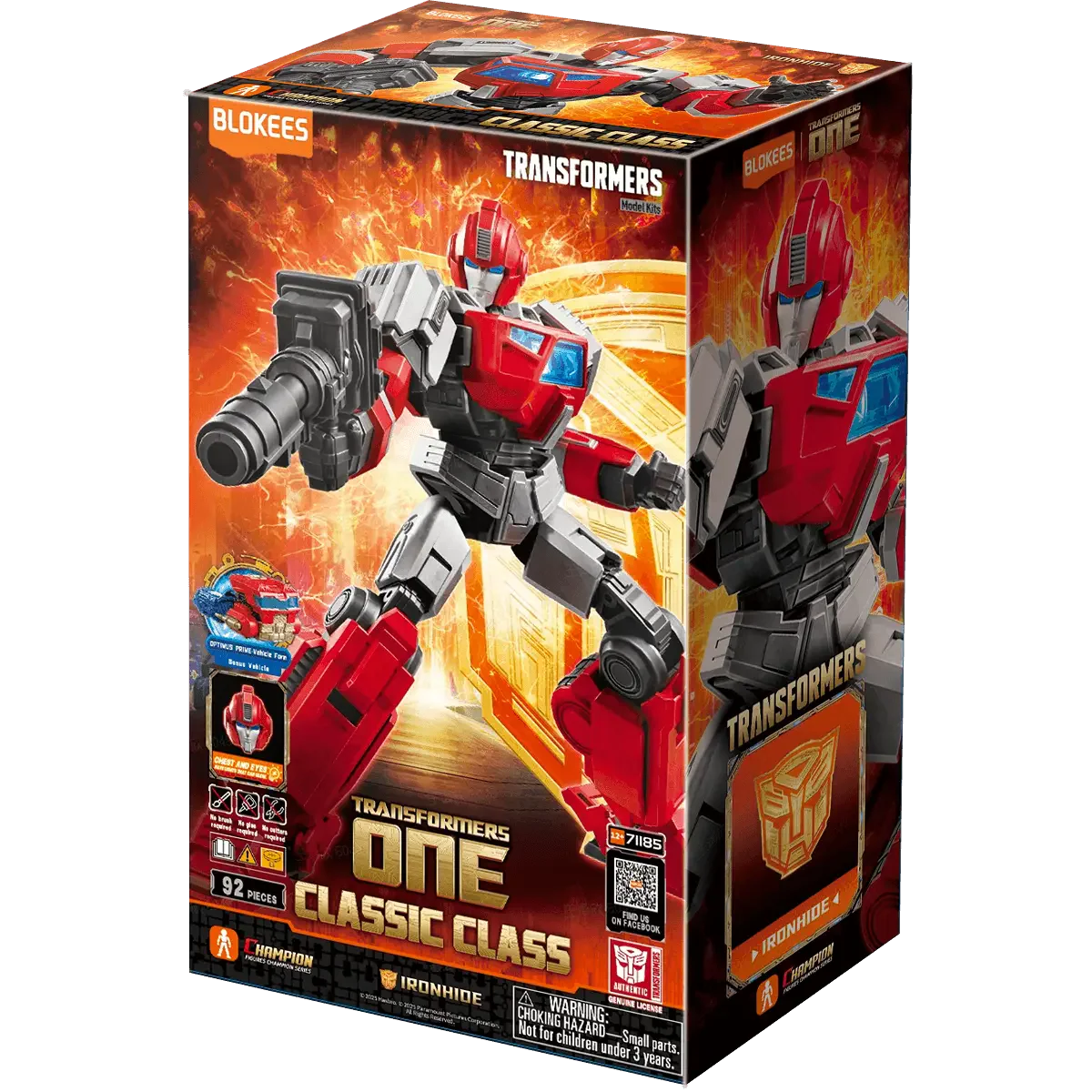TRANSFORMERS BLOKEES CLASSIC CLASS ONE: IRONHIDE