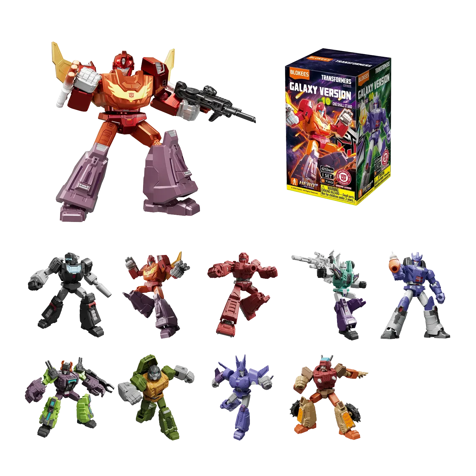 TRANSFORMERS BLOKEES GALAXY VERSION 10 ONE SHALL STAND BLIND BOX - Image 2