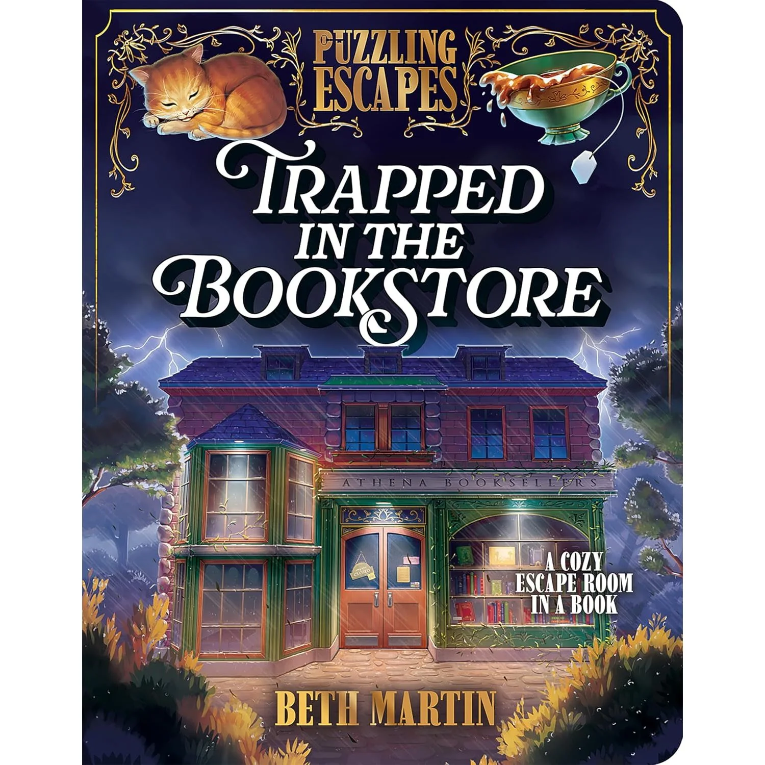 TRAPPED IN THE BOOKSTORE LOGIC PUZZLE BOOK