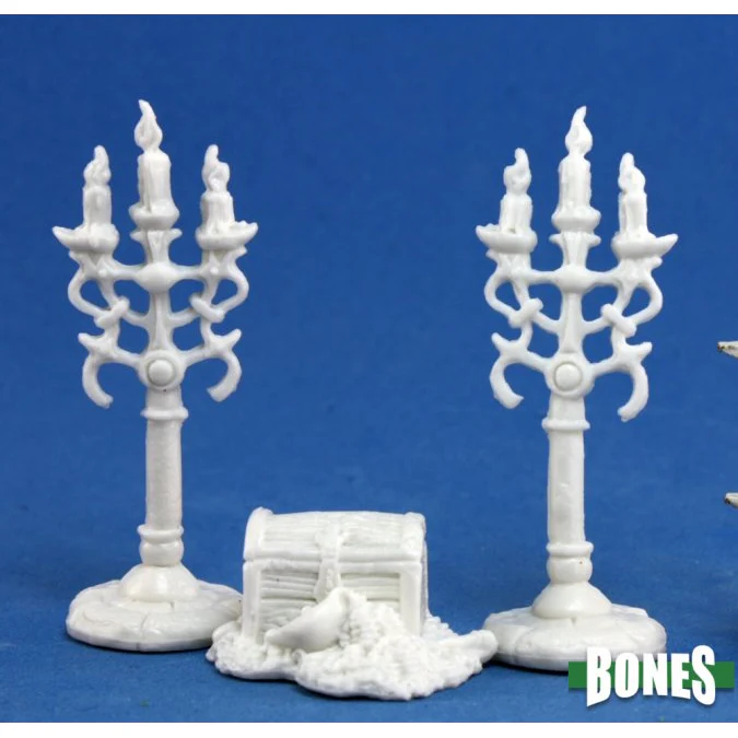 TREASURE PILE & CANDELABRA