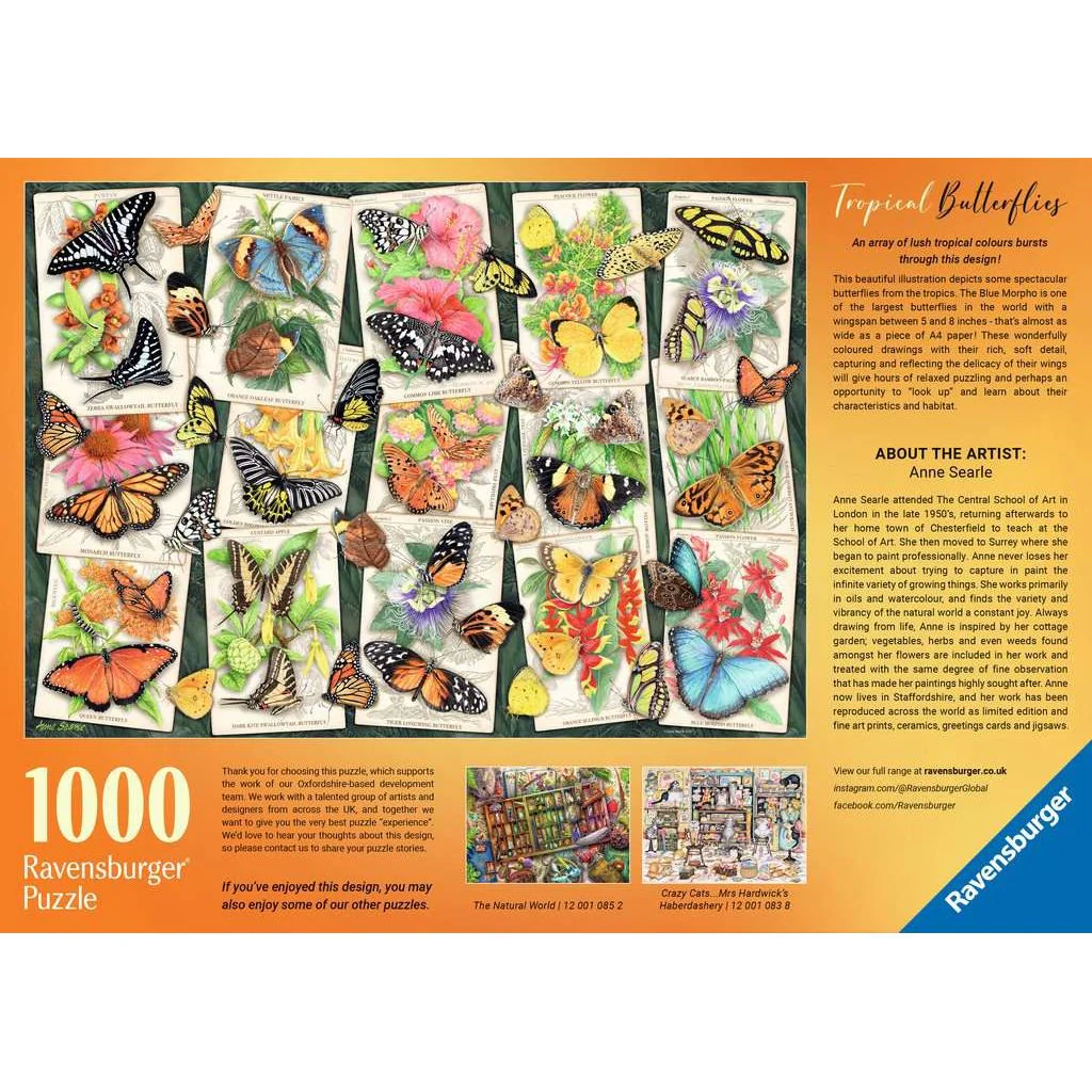TROPICAL BUTTERFLIES 1000 PC - Image 2
