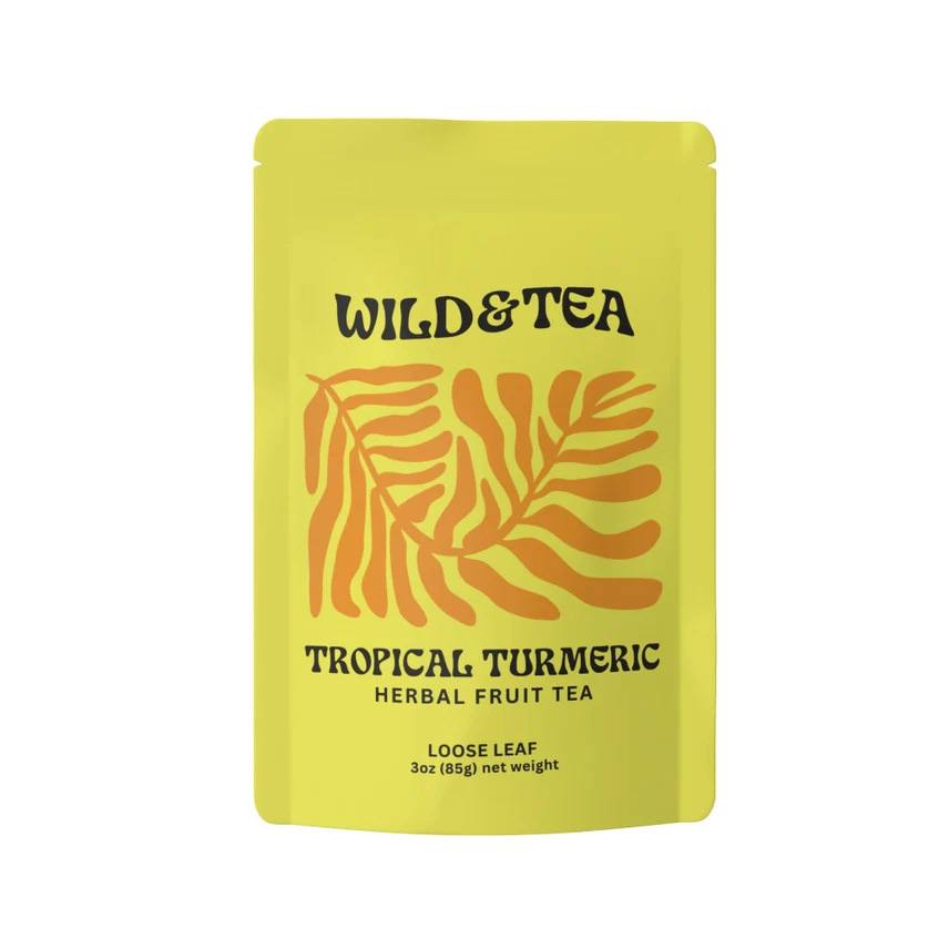 WILD & TEA TROPICAL TURMERIC FRUIT TEA 3oz