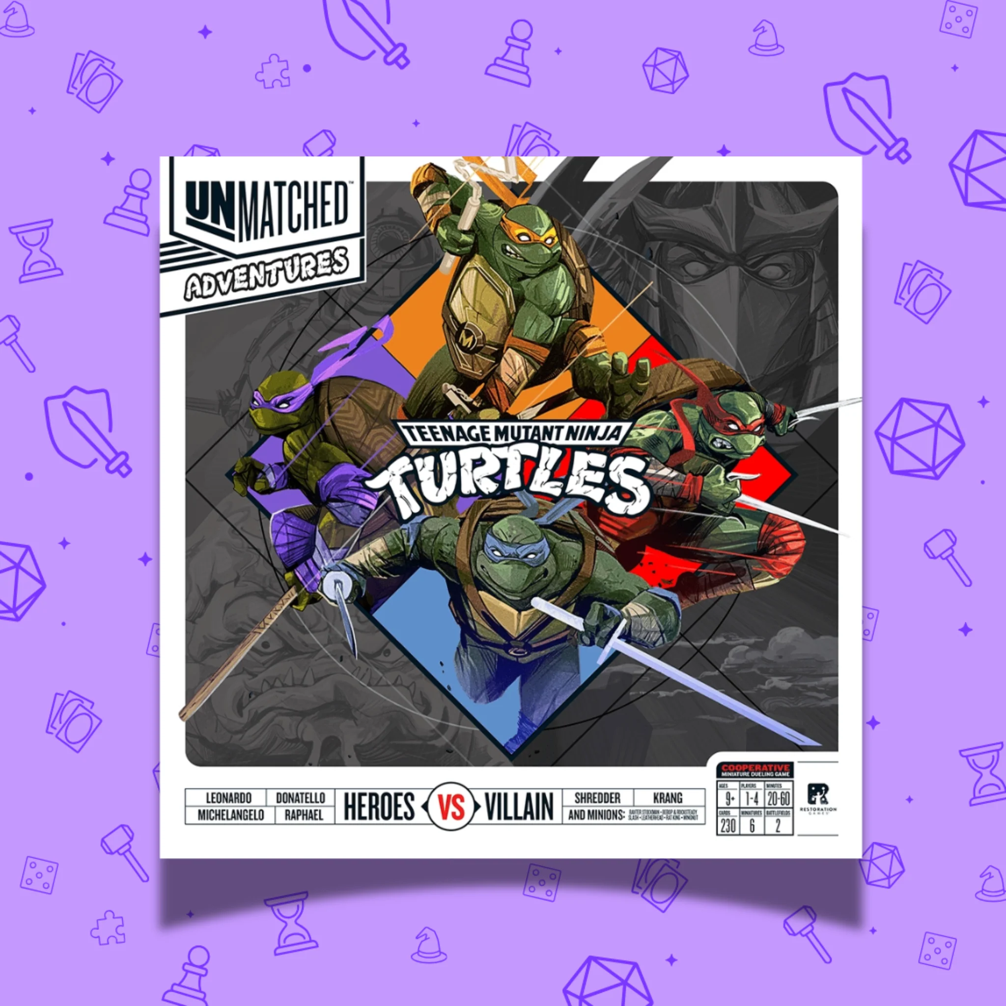 UNMATCHED TEENAGE MUTANT NINJA TURTLES