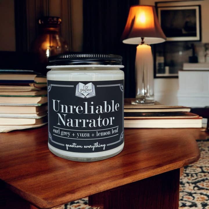 UNRELIABLE NARRATOR EARLY GREY YUZU LEMON JAR CANDLE - Image 2
