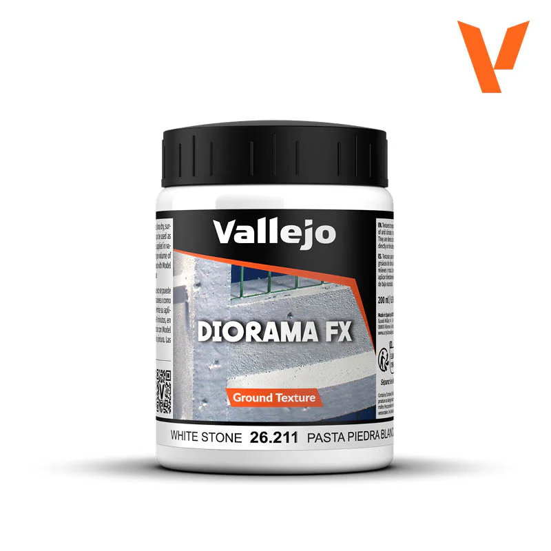 VALLEJO DIORAMA FX GROUND TEXTURE WHITE STONE