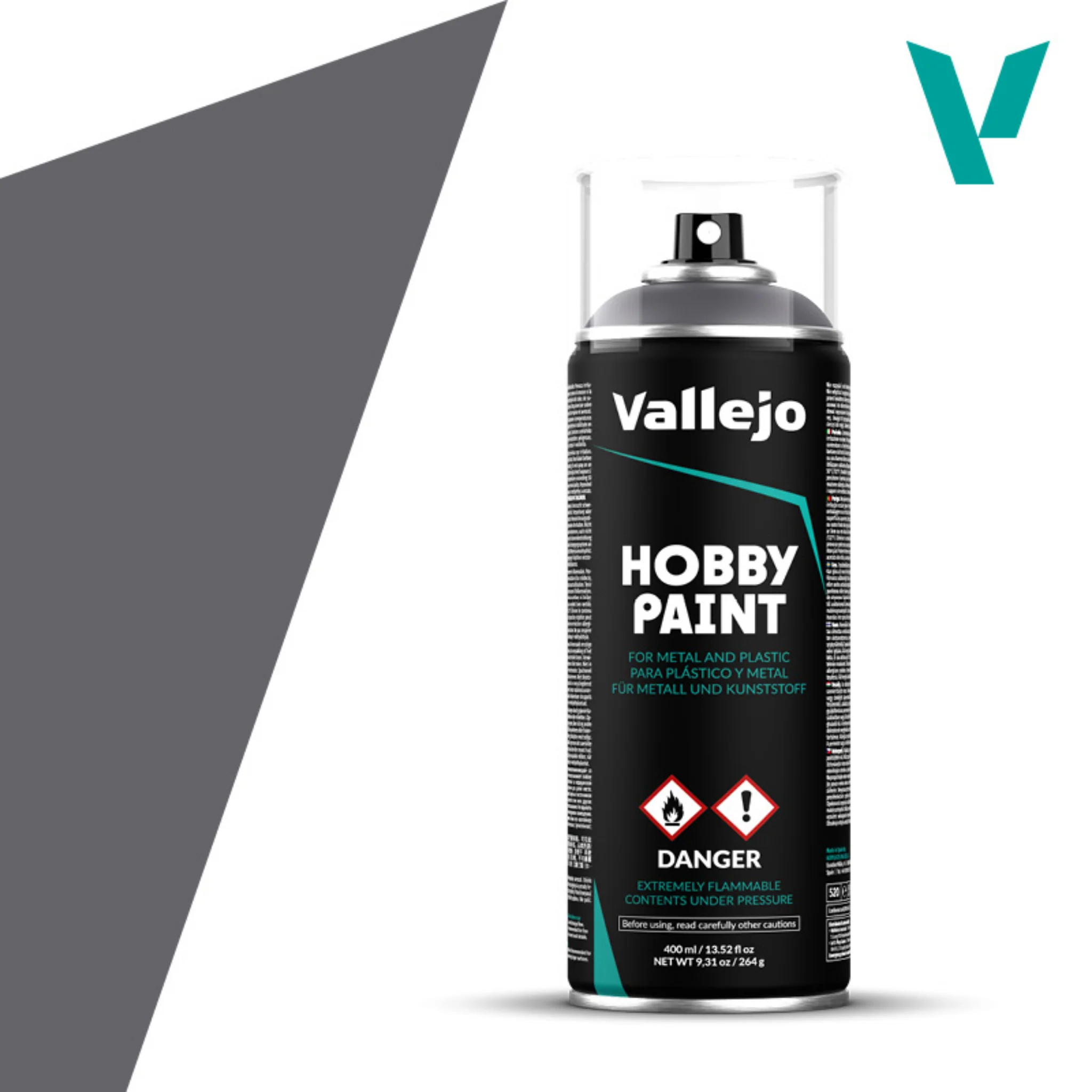 VALLEJO GUNMETAL SPRAY PRIMER