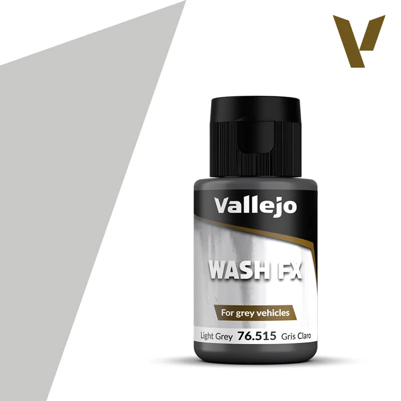 VALLEJO MODEL WASH LIGHT GREY
