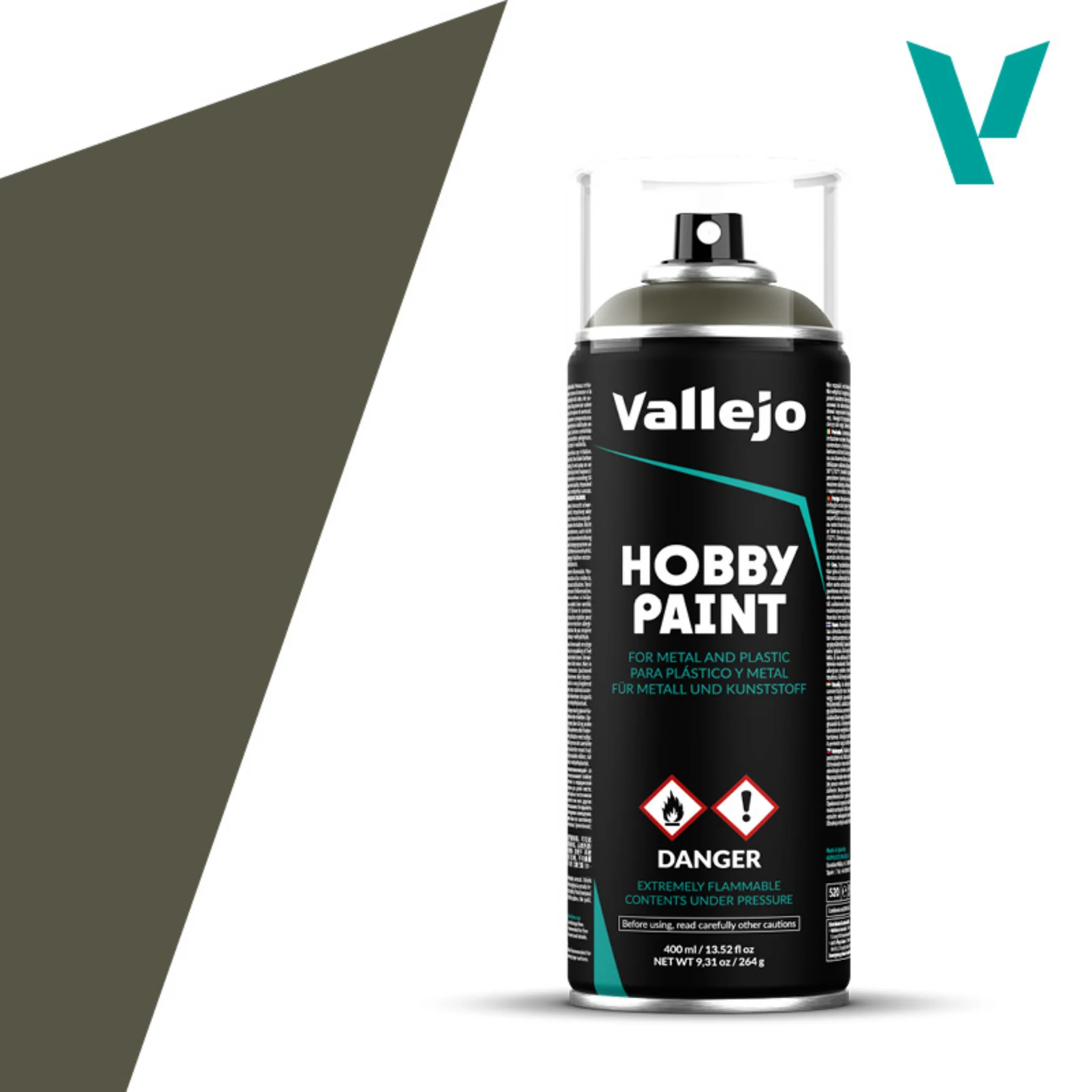 VALLEJO RUSSIAN GREEN SPRAY PRIMER