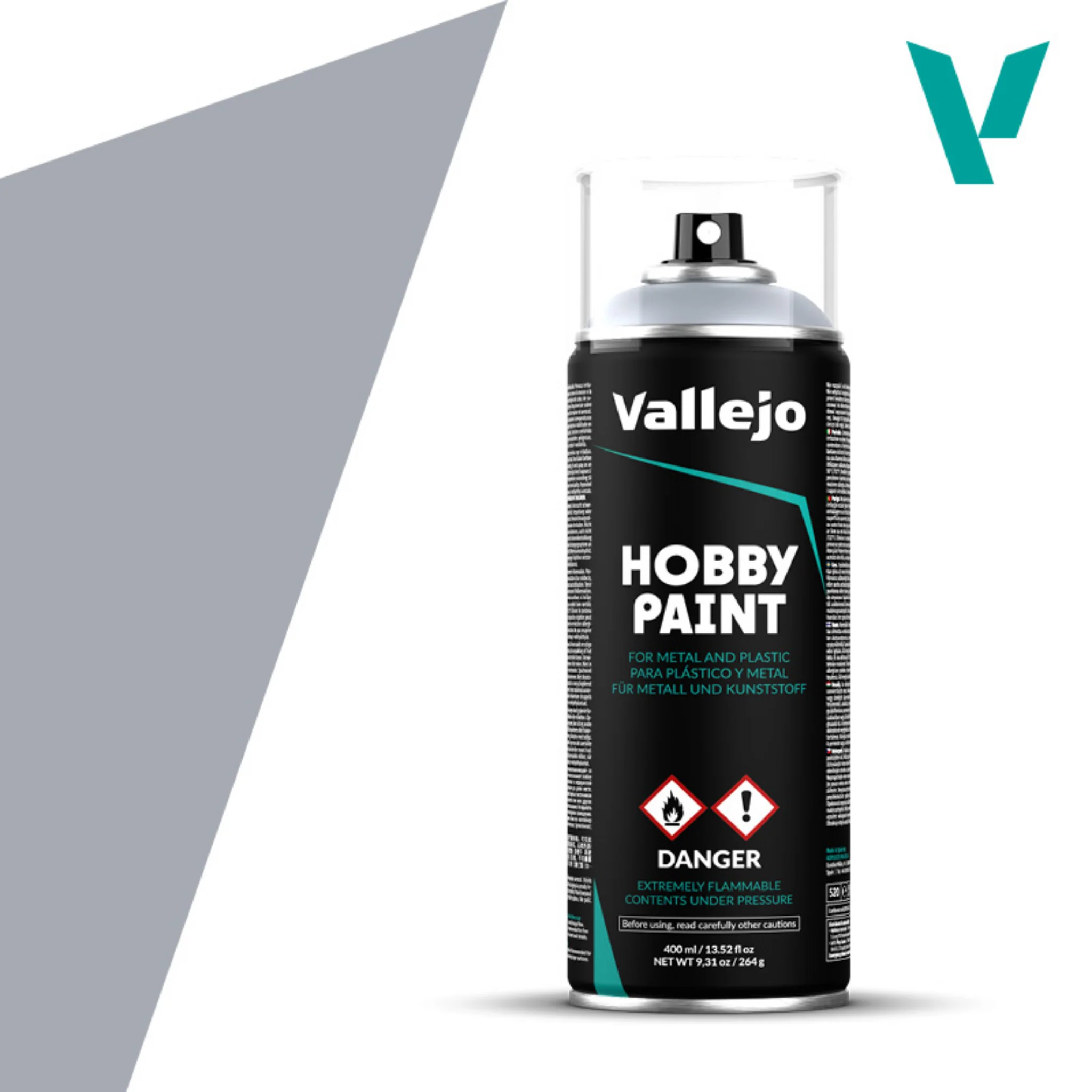 VALLEJO SILVER SPRAY PRIMER
