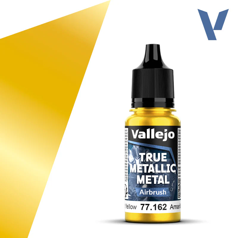 VALLEJO TRUE METALLIC METAL AIRBRUSH RADIANT YELLOW 18ML