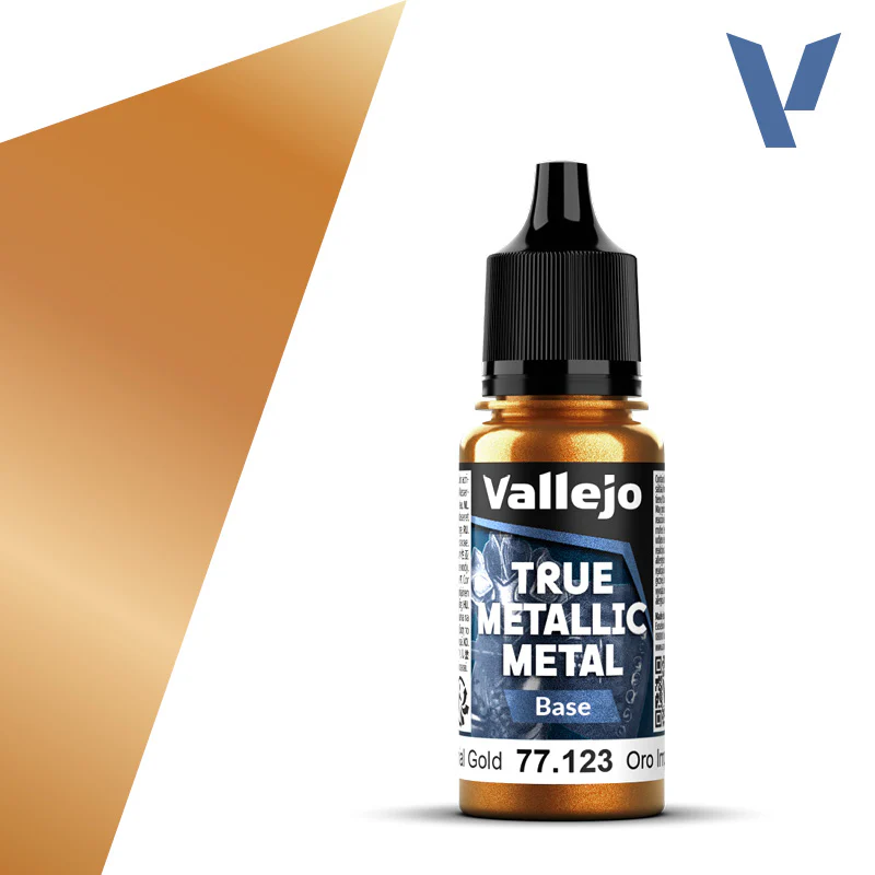 VALLEJO TRUE METALLIC METAL BASE IMPERIAL GOLD 18ML
