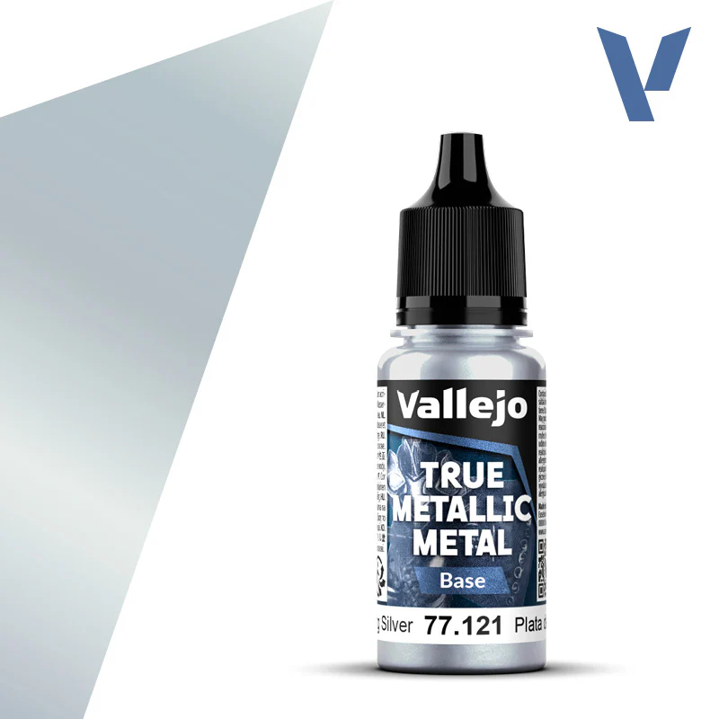 VALLEJO TRUE METALLIC METAL BASE STERLING SILVER 18ML
