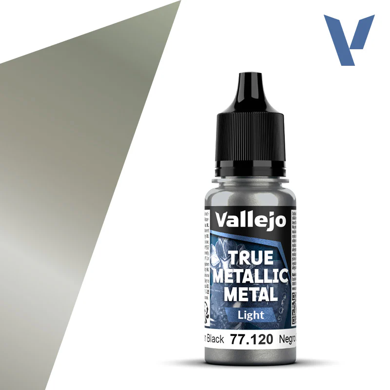 VALLEJO TRUE METALLIC METAL LIGHT OBSIDIAN BLACK 18ML