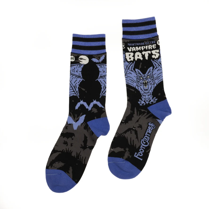VAMPIRE BATS CREW SOCKS BY FOOTCLOTHES - Image 3