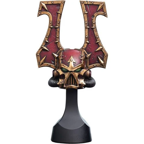 WARHAMMER KHORNE BERZERKER MINIATURE HELMET REPLICA