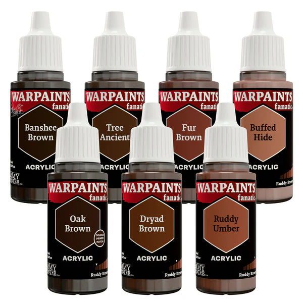 WARPAINTS FANATIC FLEXIBLE TRIAD PLUS+ RUDDY BROWNS - Image 3