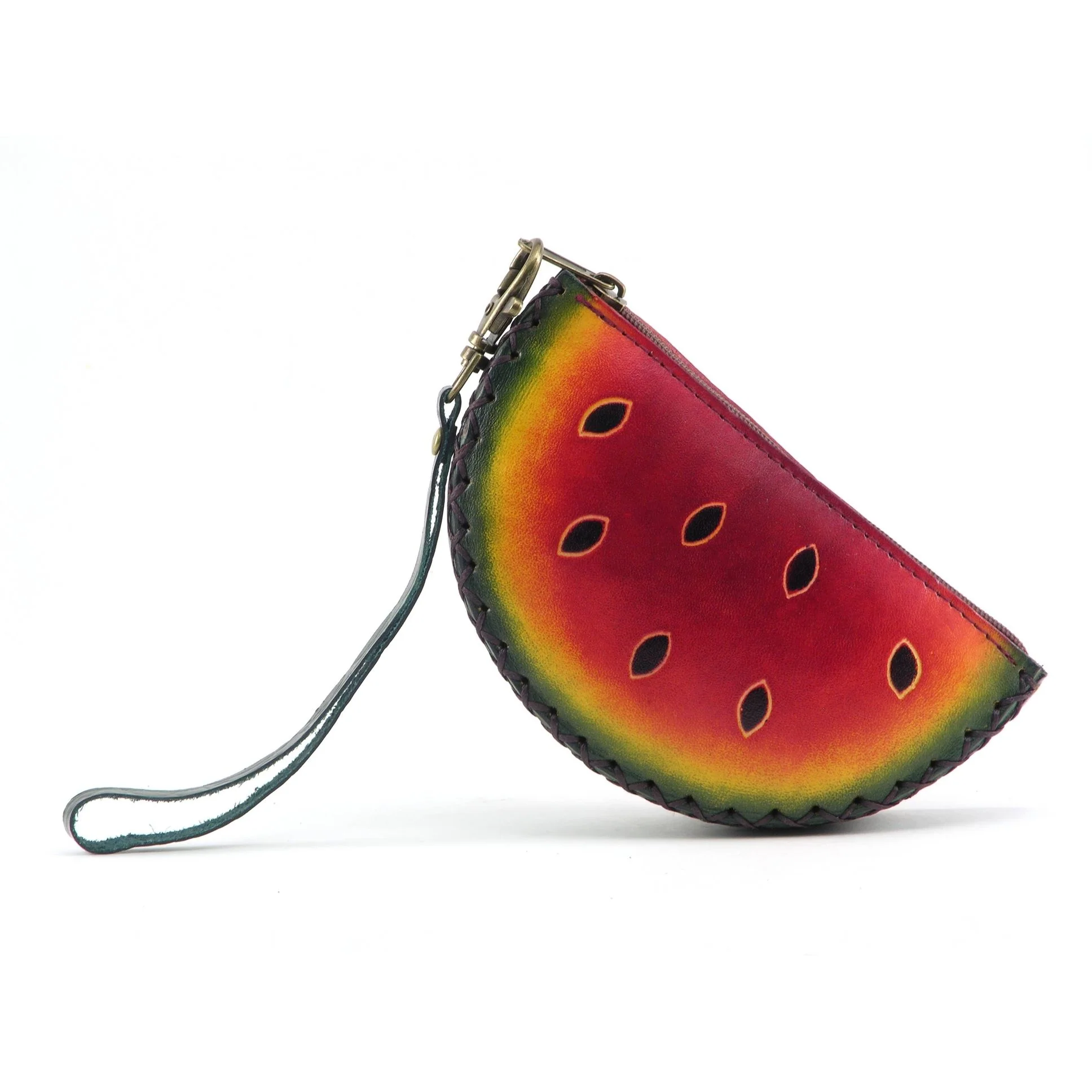 WATERMELON LEATHER COIN PURSE - Image 2