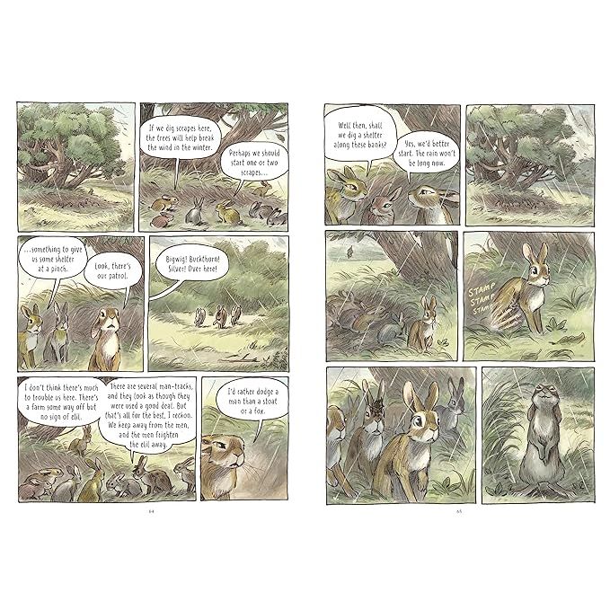 WATERSHIP DOWN BY RICHARD ADAMS (GRAPHIC NOVEL) ADAPTED AND ILLUSTRATED BY JAMES STURM AND JOE SUTPHIN - Image 3