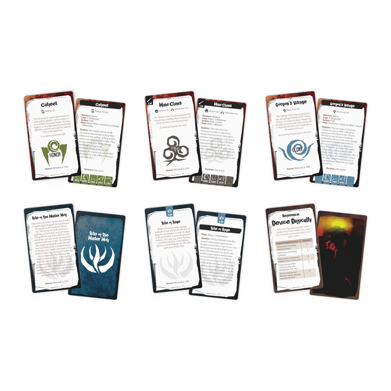 WEREWOLF THE APOCALYPSE: GIFT & RITE DECK - Image 2