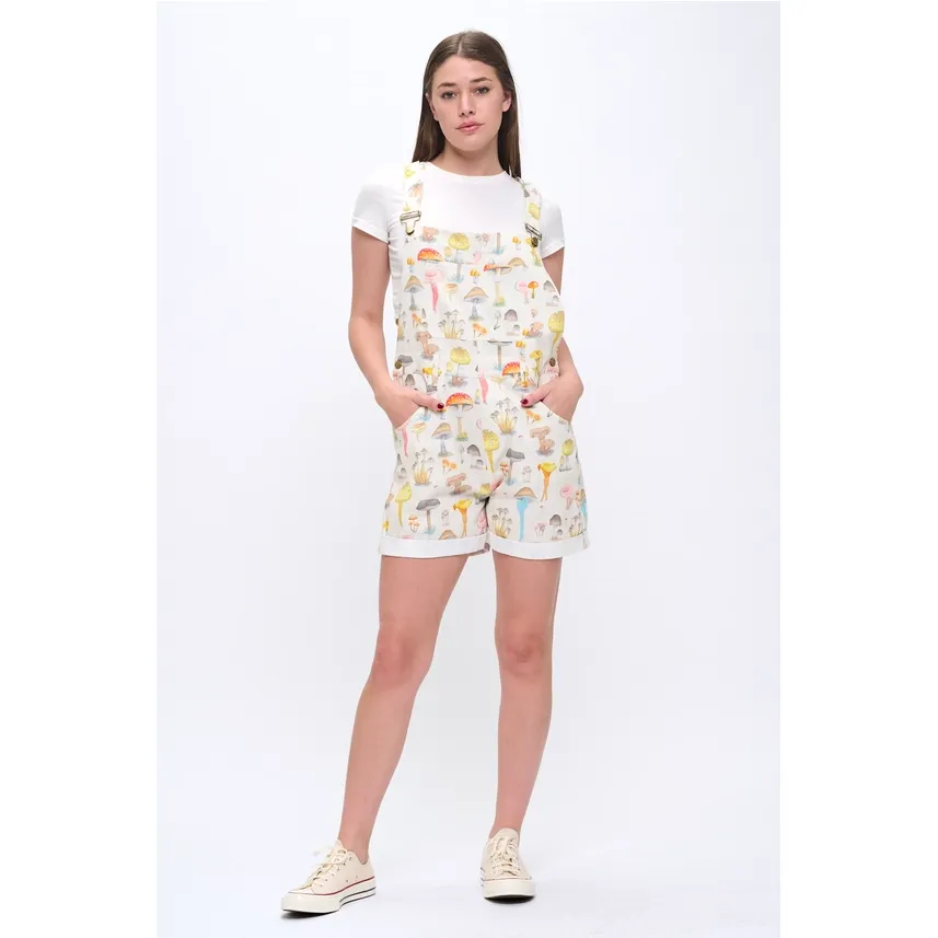 WHIMSICAL MUSHROOM SHORTALLS - Image 2