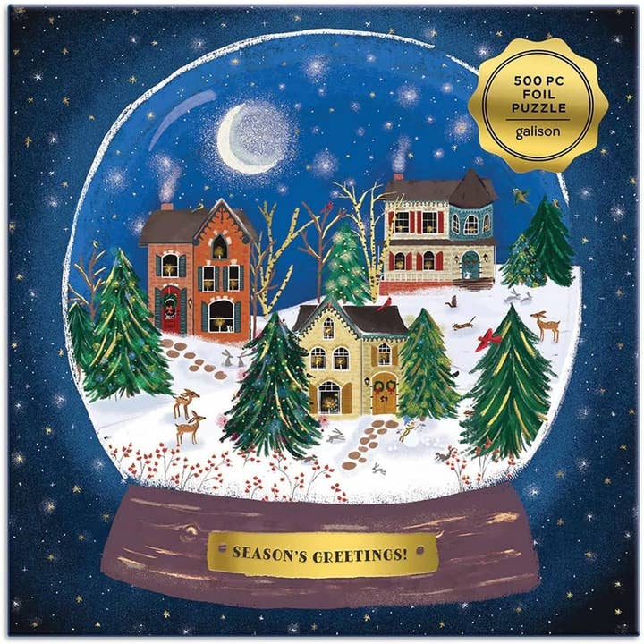 WINTER SNOW GLOBE 500PC PUZZLE - Image 2