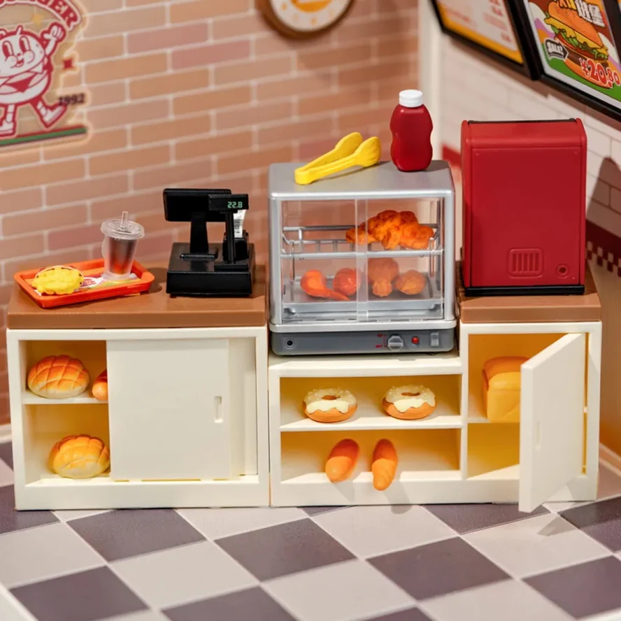 YUM YUM BURGERS 3-D WOODEN MINIATURE KIT - Image 3