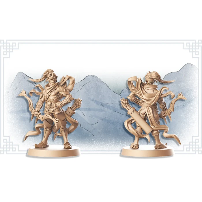 ZOMBICIDE WHITE DEATH CHANG'E AND HOU YI (KICKSTARTER EXCLUSIVE) - Image 2
