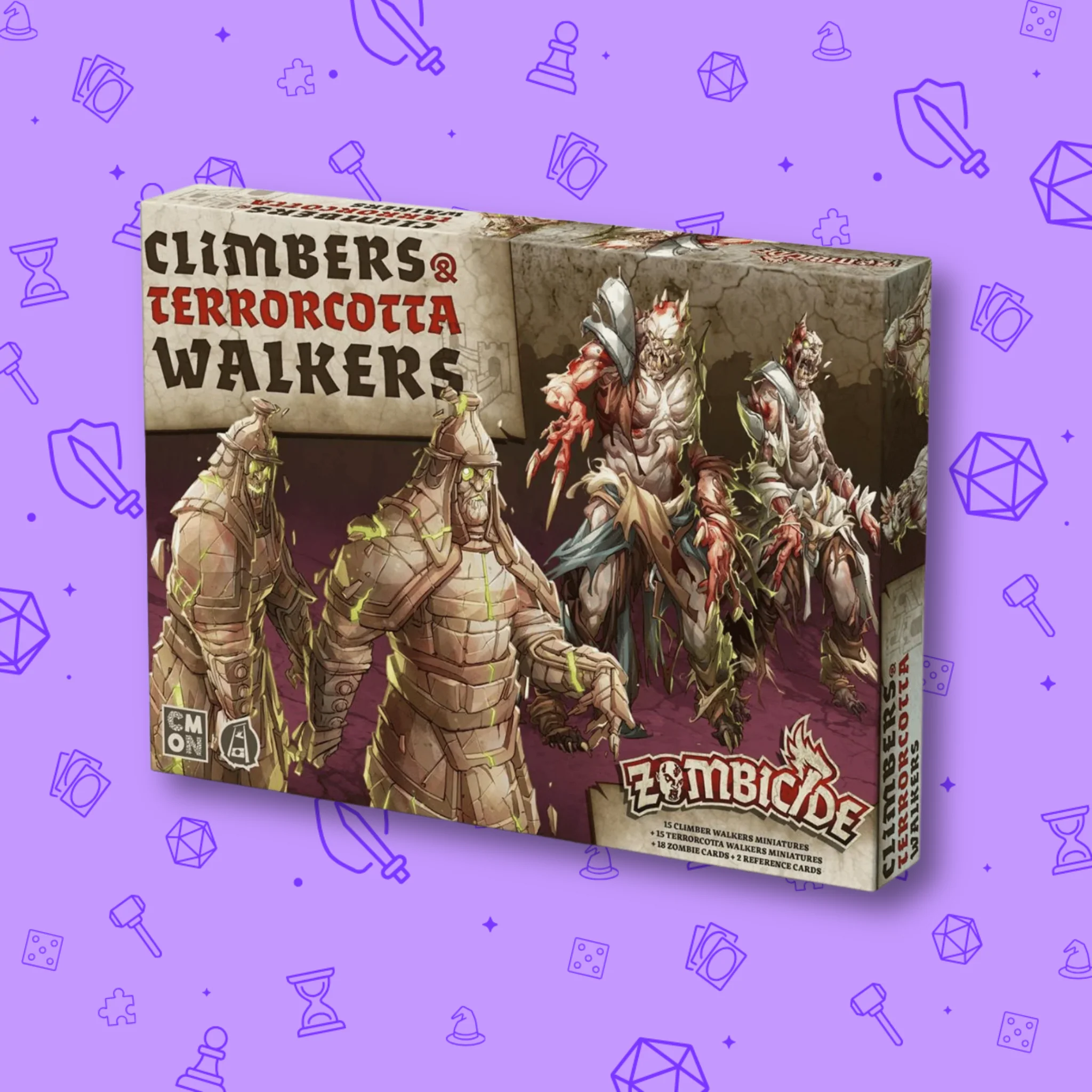 ZOMBICIDE WHITE DEATH CLIMBERS AND TERRACOTTA WALKERS PACK